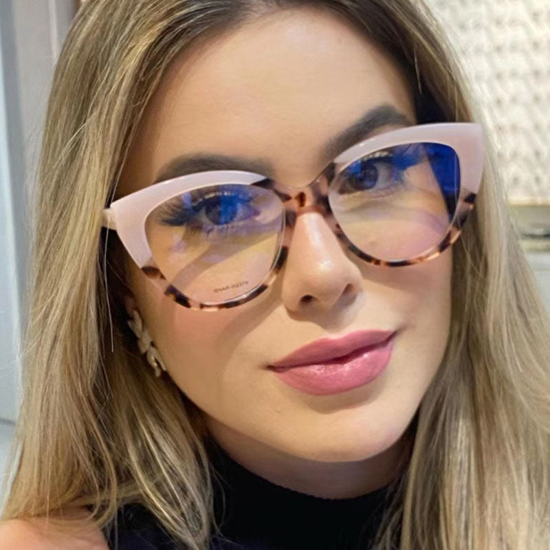 Fashion Casual Leopard Patchwork Sunglasses