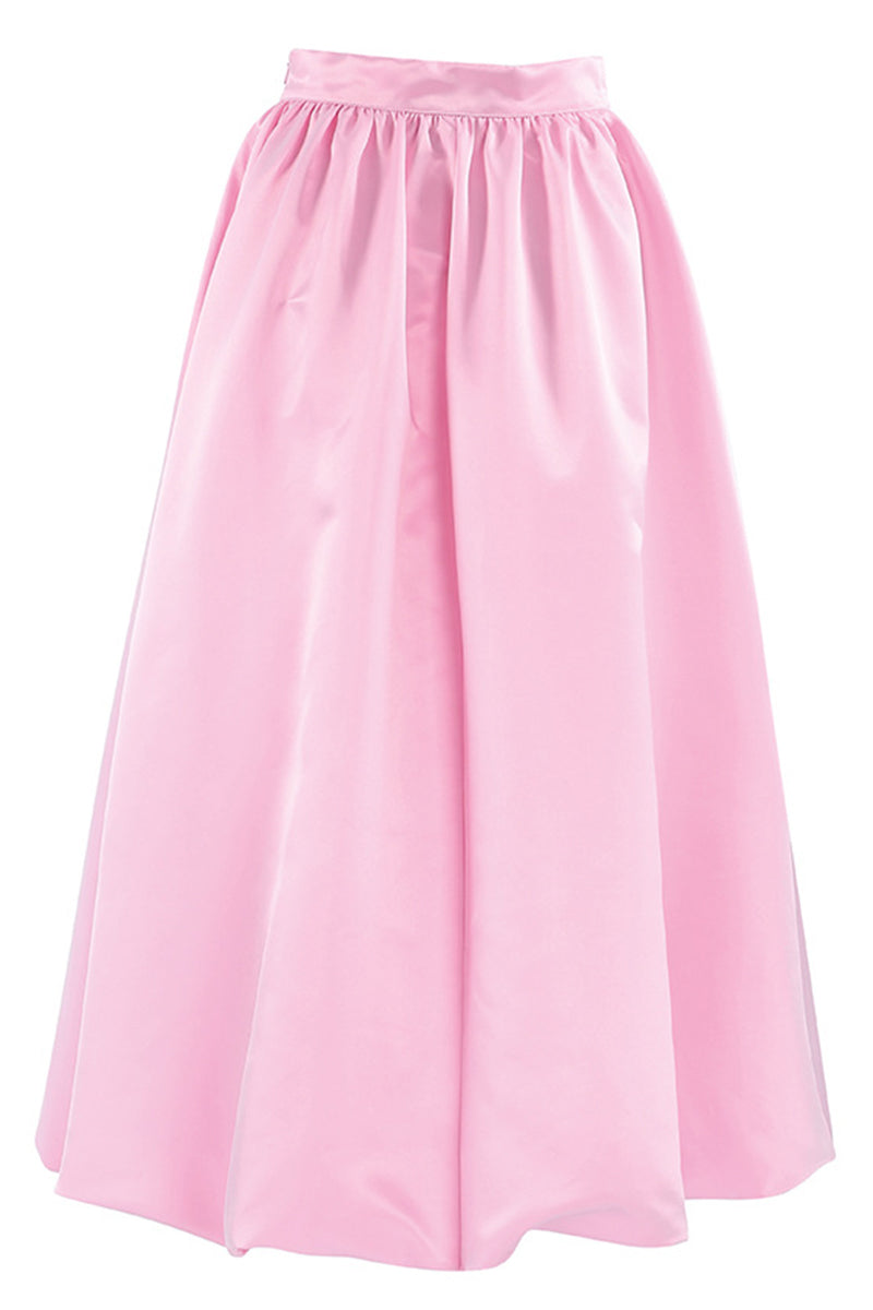 Elegant Solid Patchwork High Waist Type A Solid Color Bottoms(3 Colors)