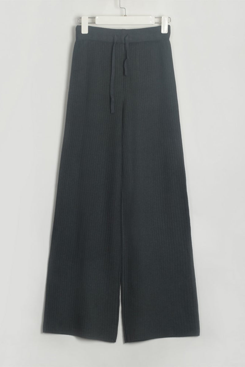 Casual Simplicity Solid Turtleneck Long Sleeve Two Pieces(5 Colors)