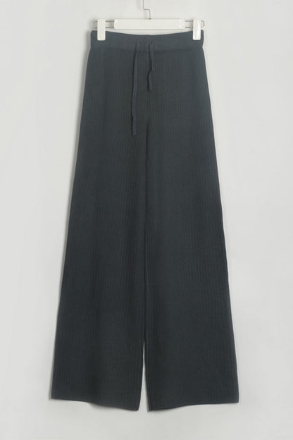 Casual Simplicity Solid Turtleneck Long Sleeve Two Pieces(5 Colors)