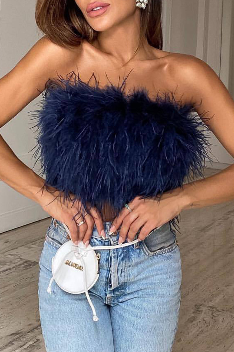 Sexy Solid Strapless Tops(8 Colors)