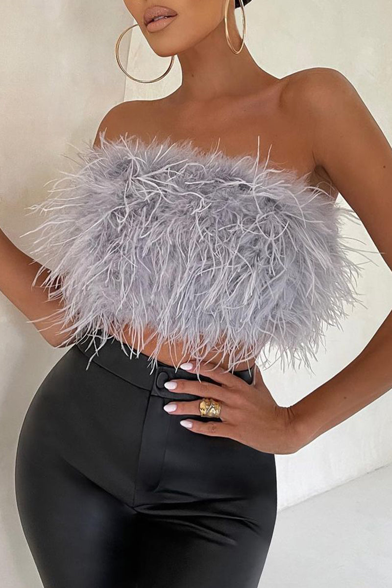 Sexy Solid Strapless Tops(8 Colors)
