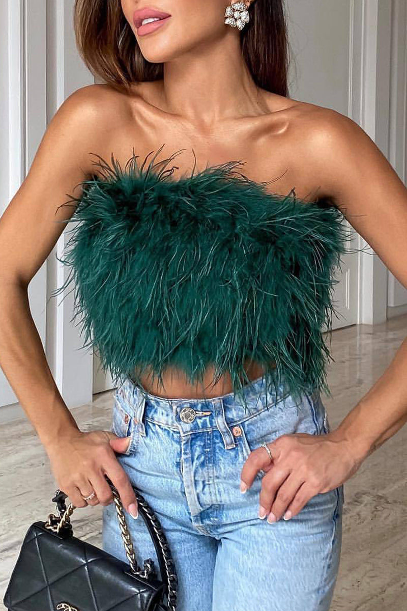 Sexy Solid Strapless Tops(8 Colors)