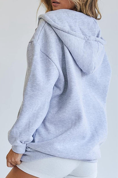 Casual Sportswear Solid Pocket Hooded Collar Outerwear(13 Colors)